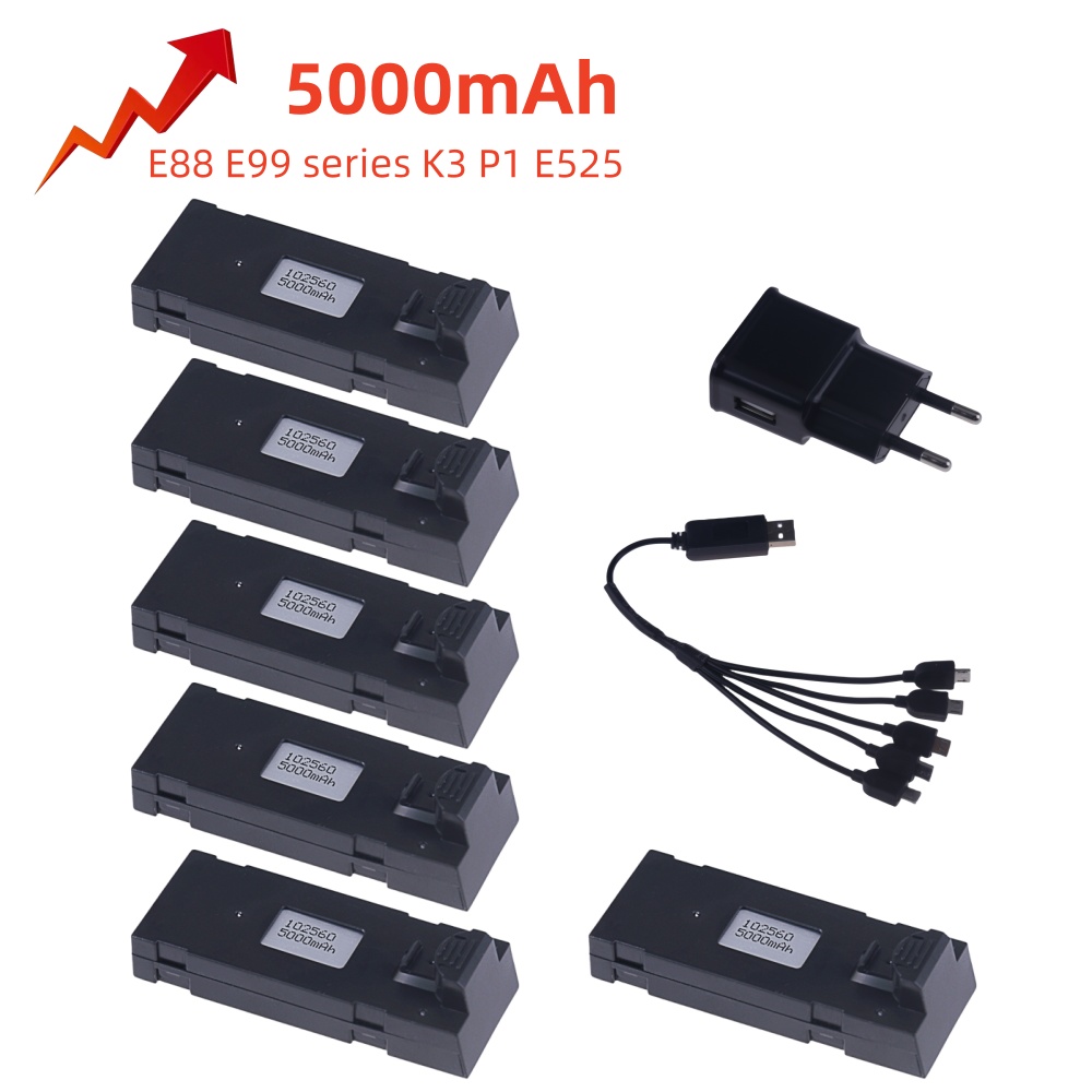 Drone Rc E99 K3 - 3.7V 5000Mah RC Drone Battery Accessory