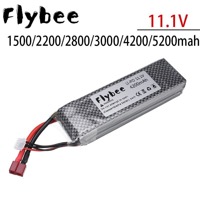 Drone And Car - 11.1V 3S LIPO battery 1500/2200/2800/3000/4200/5200mah For