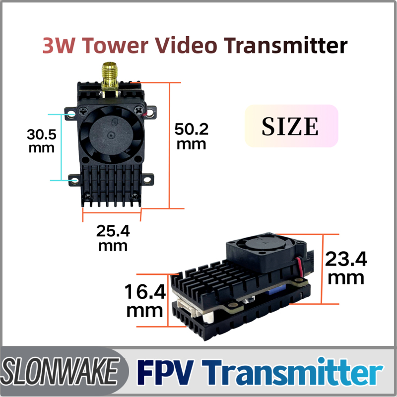 Drone With Rc Remote - SLONWAKE 5.8G 3000mW Simulation VTX FPV