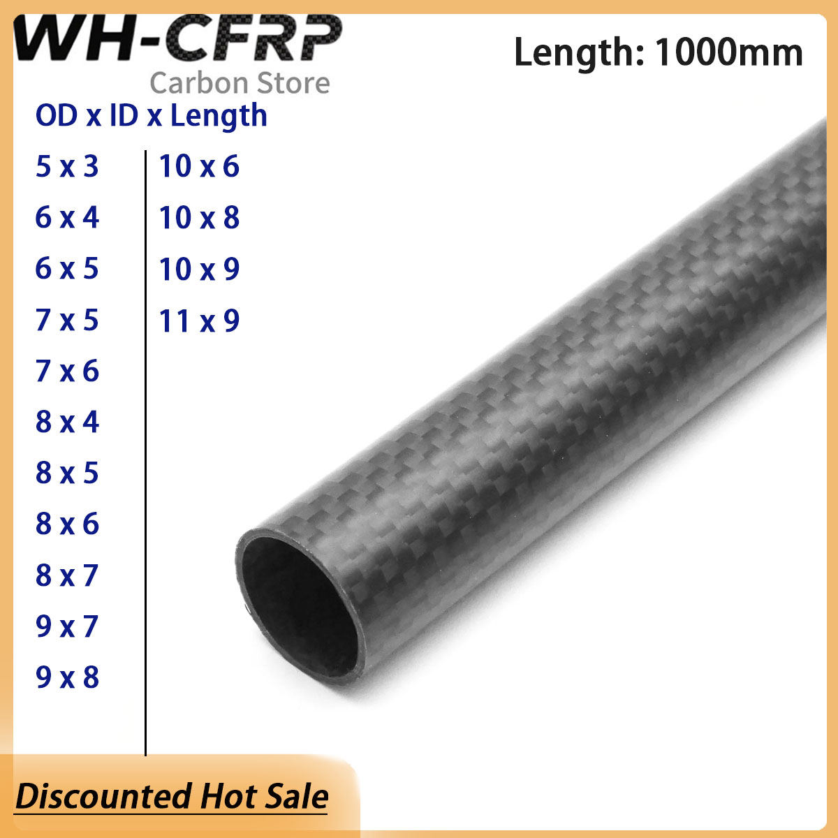 Carbon Fiber Drone Arm - Carbon Fiber Tube 5mm 6mm 7mm
