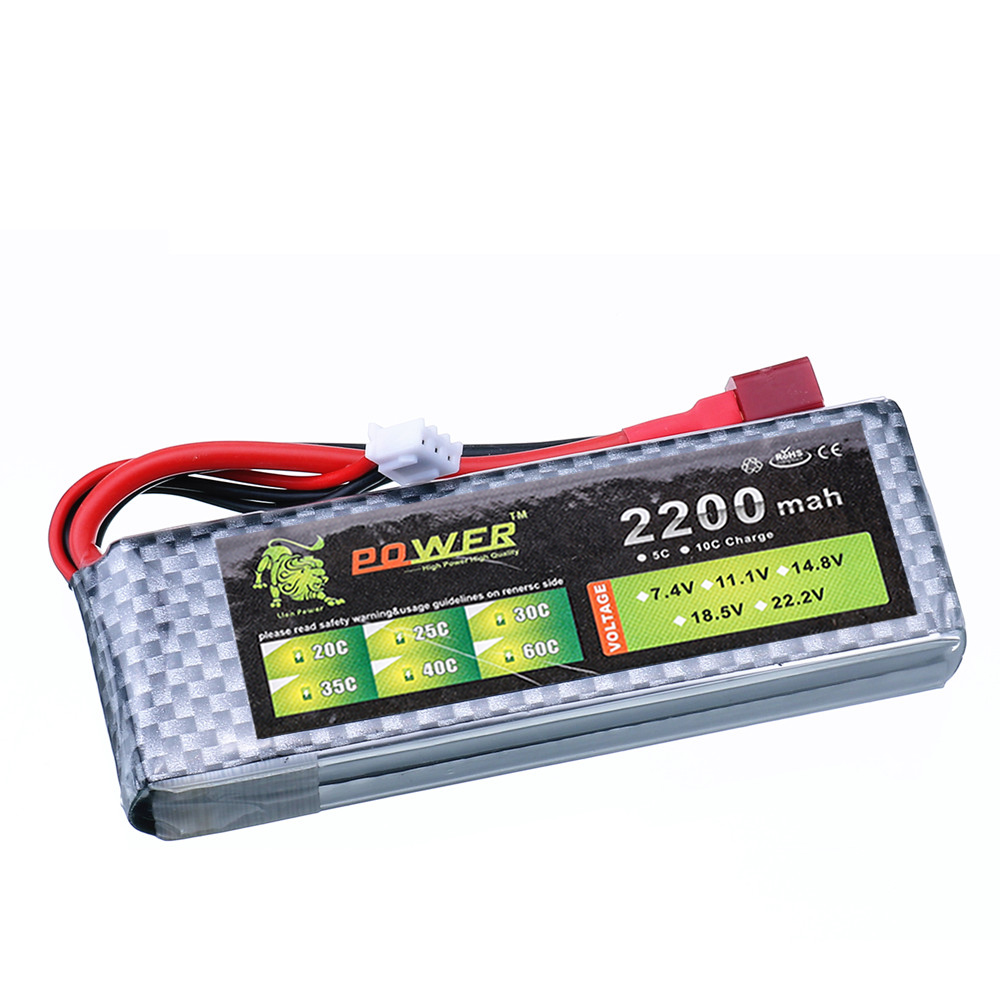 7.4v 2200mAh 45C LiPo Battery  - Drone And Car recension och pris