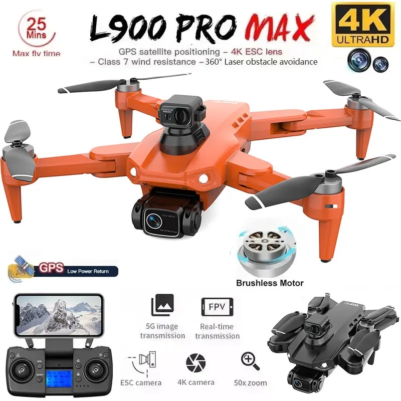 L900 Pro MAX GPS Drone 4K Prof - Drone Rc Pro recension och pris