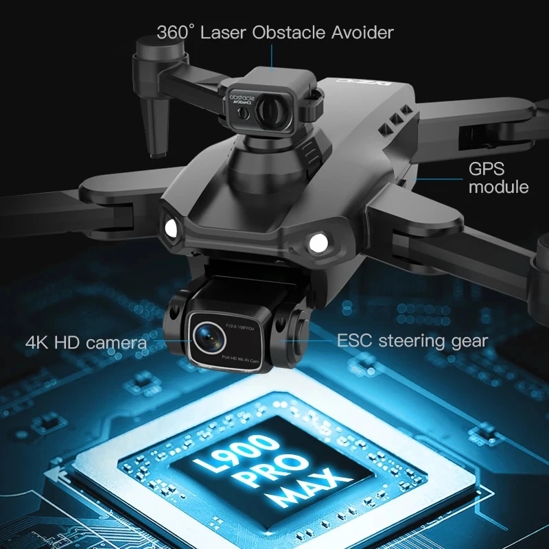 L900 Pro MAX GPS Drone 4K Prof - Drone Rc Pro recension och pris