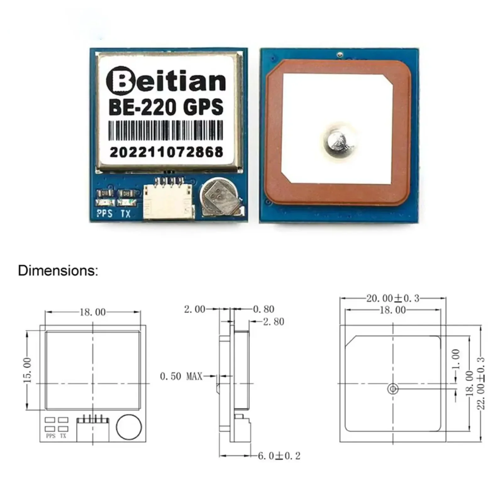 BE-220 M10050 Ultra-Low Power  - Gps Module Drone recension och pris