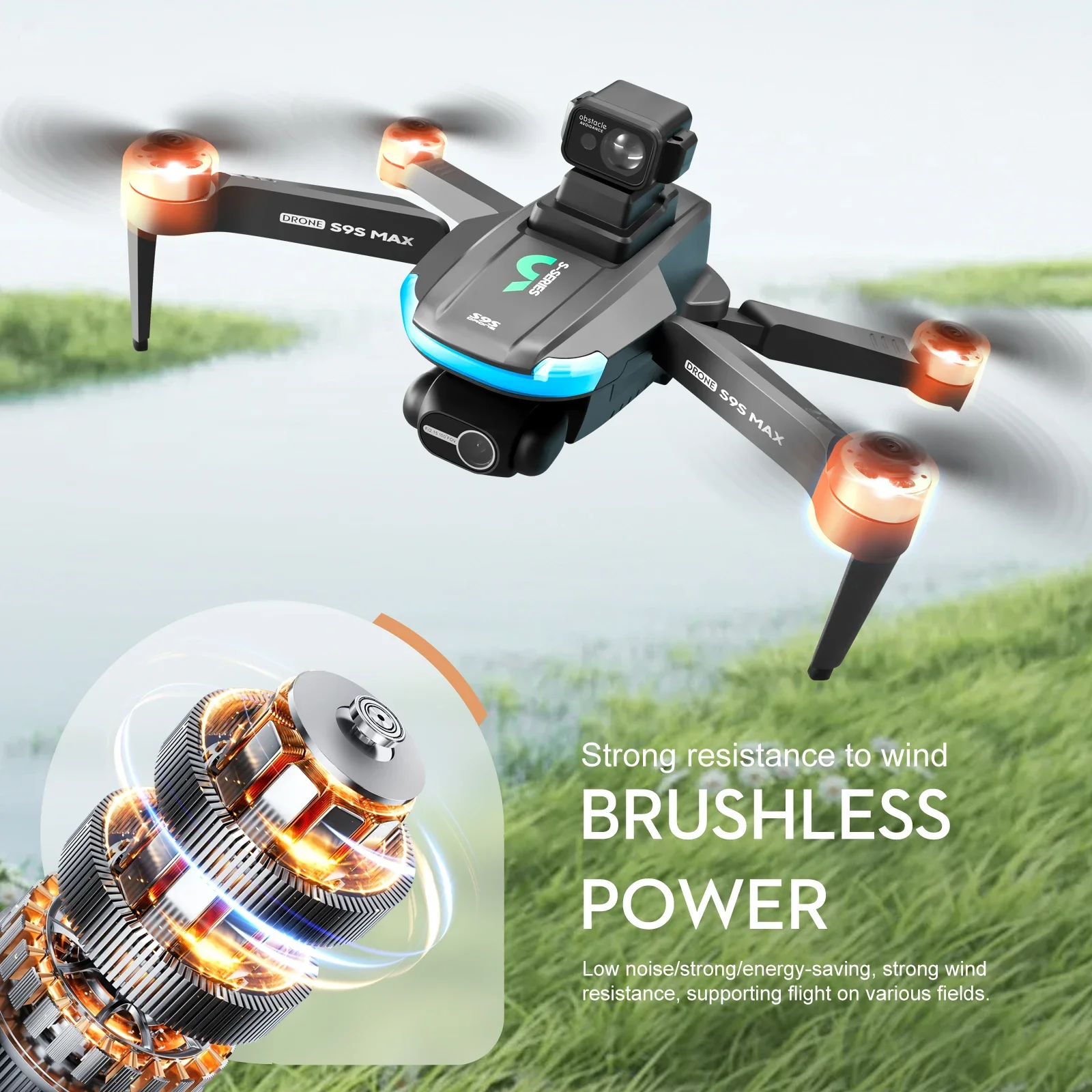 NEW S9S MAX MINI Drone 4K 2-Ax - Gps Module Drone recension och pris