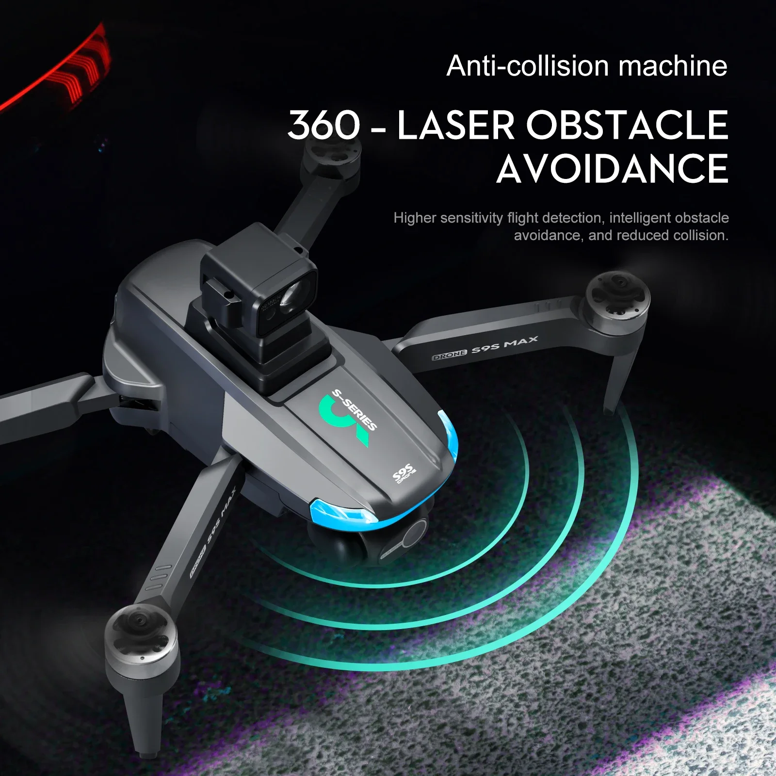 NEW S9S MAX MINI Drone 4K 2-Ax - Gps Module Drone recension och pris