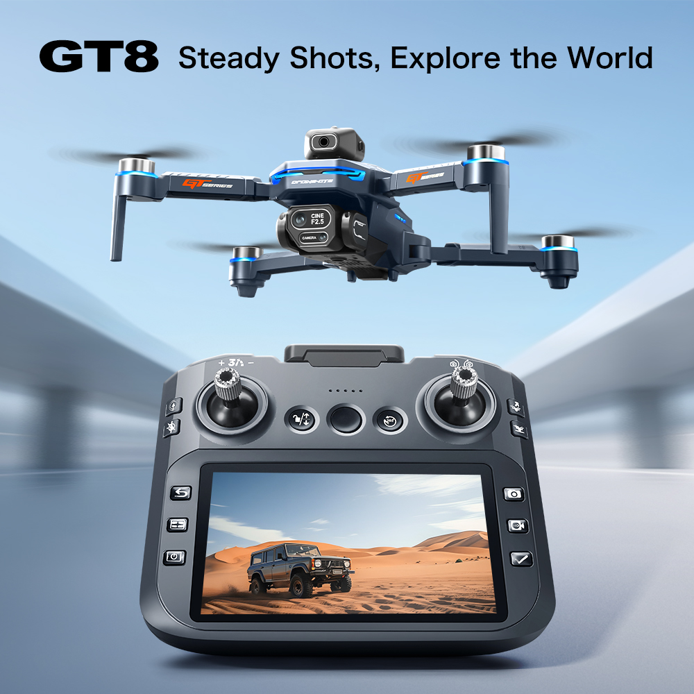 GT8 Max Foldable Drone 8K HD P - Gps Module Drone recension och pris