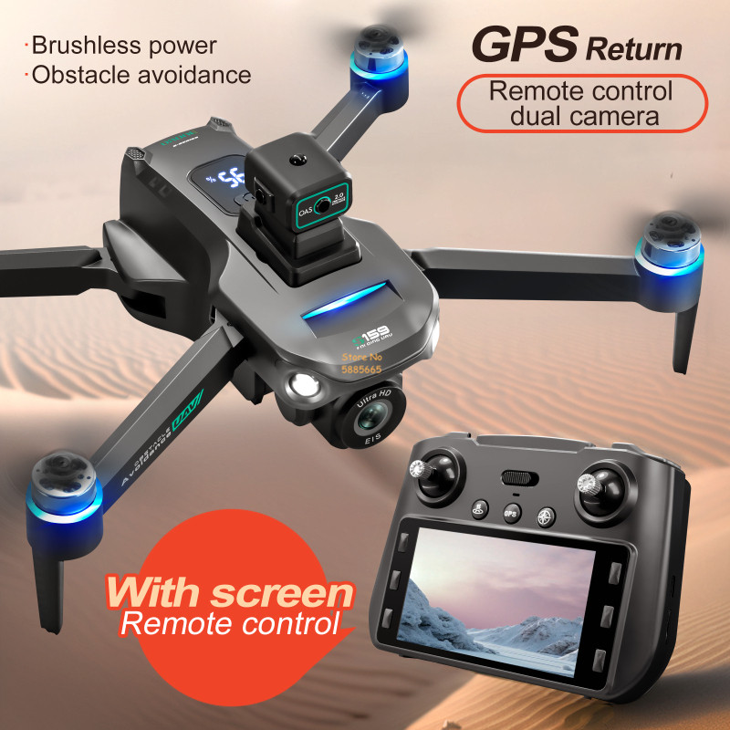 8K Dual Camera 5G WIFI FPV Rem - Gps Module Drone recension och pris
