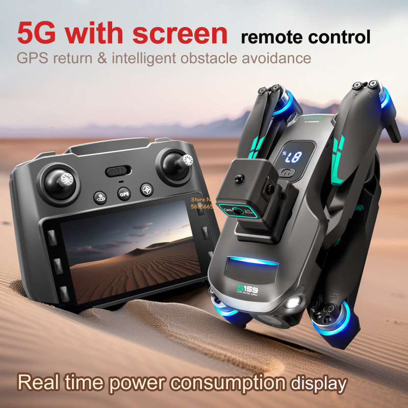 8K Dual Camera 5G WIFI FPV Rem - Gps Module Drone recension och pris