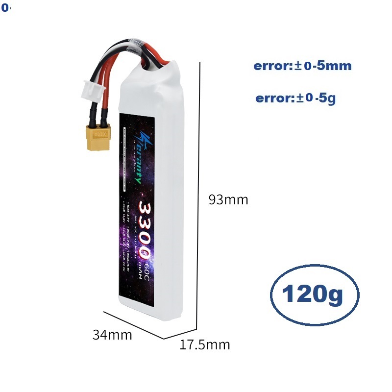 2S 7.4V LiPo Battery 3300mAh 6 - Drone And Car recension och pris