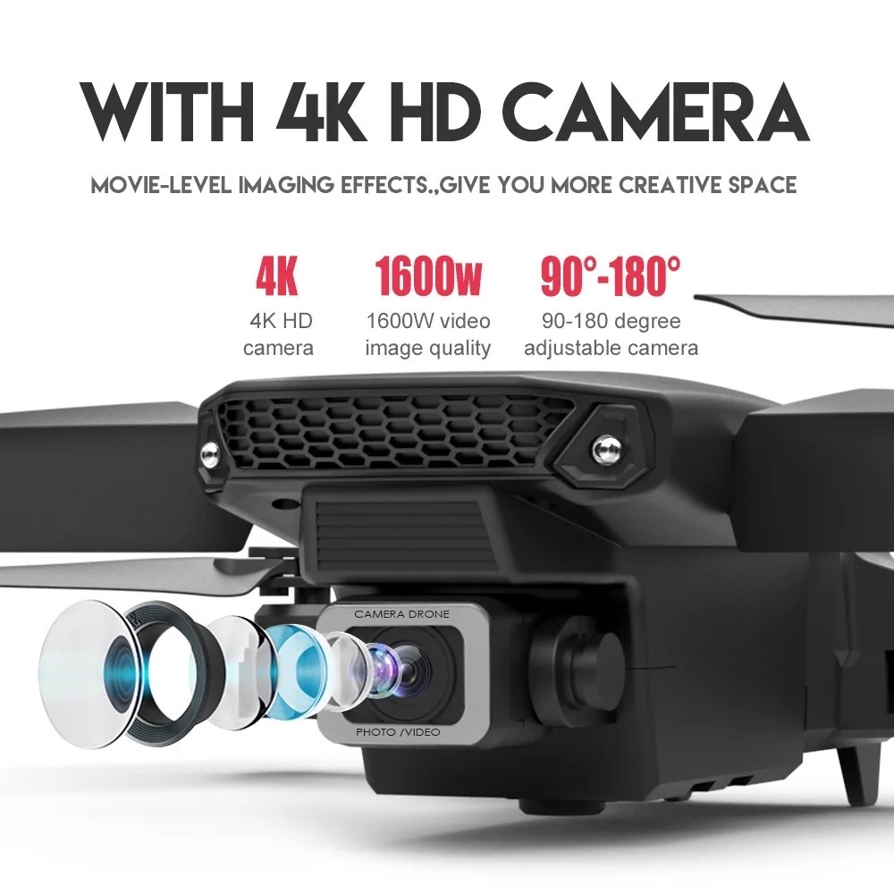 RC Drone New E88Pro 4K Profess - Drone Rc Pro recension och pris
