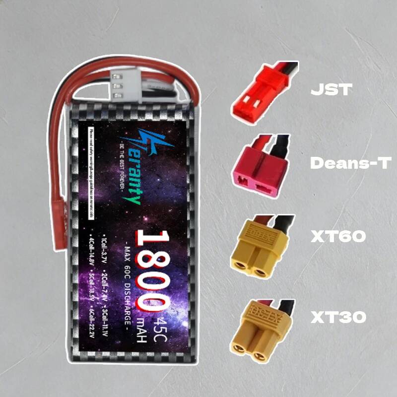 TERANTY 2S 3S 4S 1800mAh Lipo  - Drone And Car recension och pris