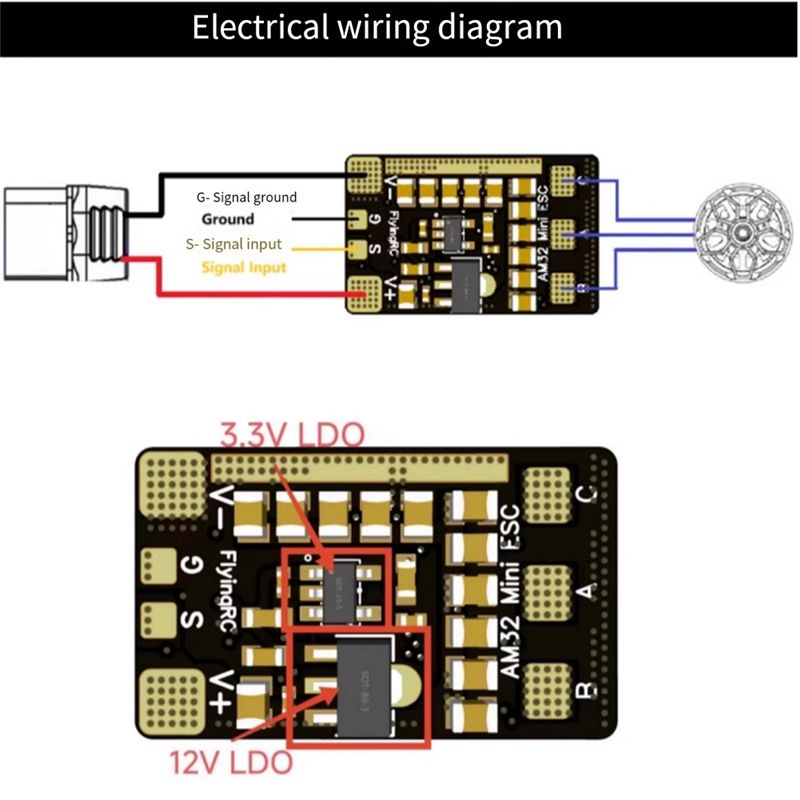 Best-AM32 ESC 40A 32-Bit Elect - Drone And Car recension och pris